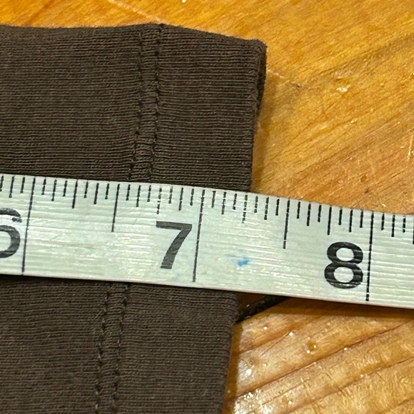 2X Bobbie Brooks brown short sleeve shirt scoop v-neck lightweight sweater - Picture 10 of 13